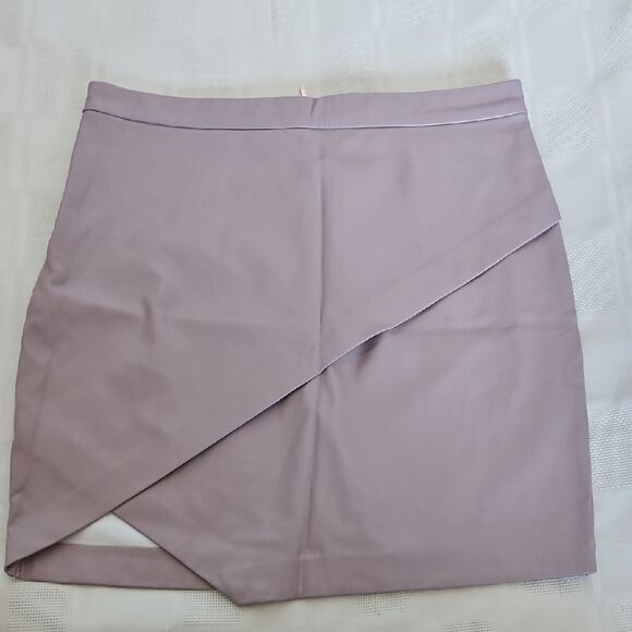 Dynamite Pink Mini Wrap Skirt Asymmetrical Slit - Picture 1 of 16